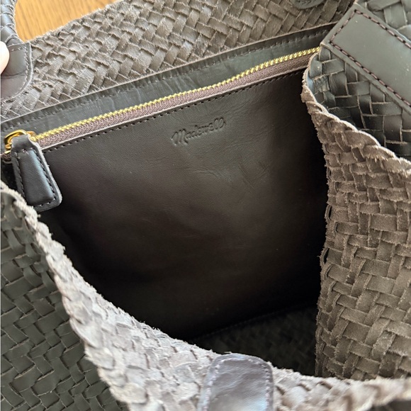Madewell Woven Tote - Coffee Bean - Picture 3 of 4